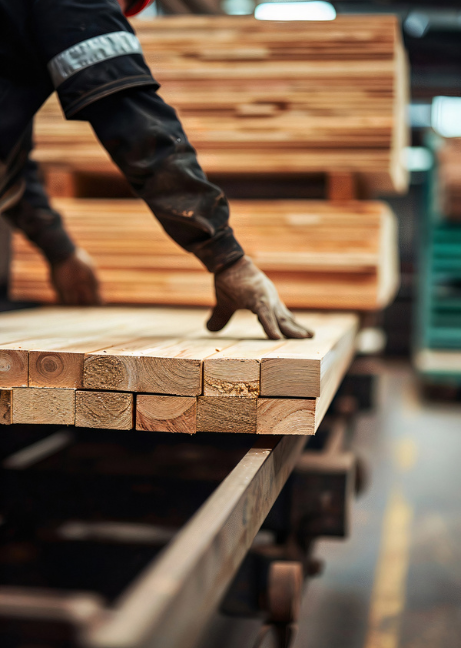 persona manipulando madera